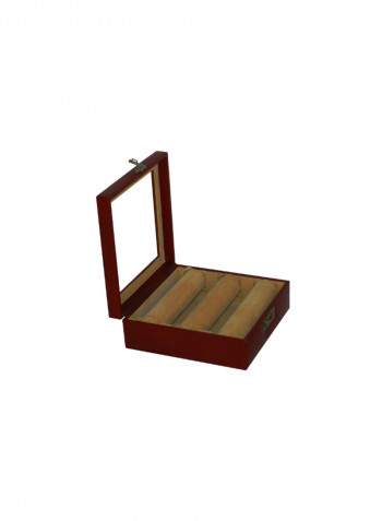 Compactible And Secured Leather Jewellery Box