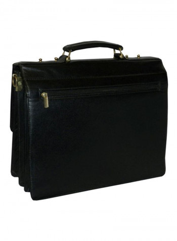 Leather Briefcase Black