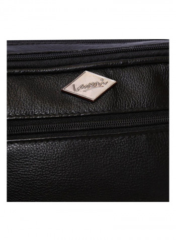 Zipper Closure Waistpack Black