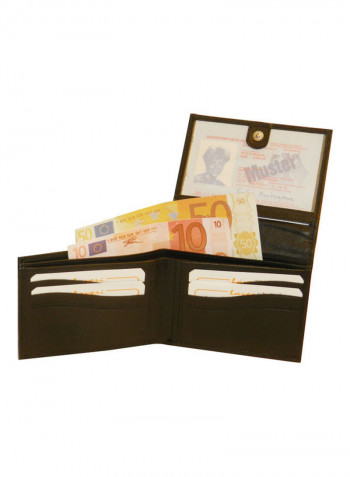 Designer Trifold Wallet Black