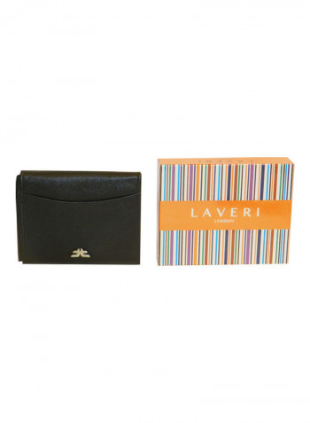 Designer Trifold Wallet Black