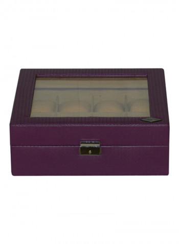 Glass Top Designer 12 Watch Box