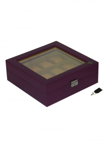 Glass Top Designer 12 Watch Box