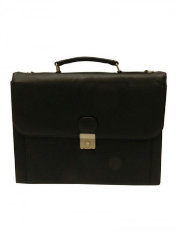 Leather Crossbody Bag Black