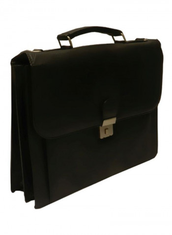 Leather Crossbody Bag Black