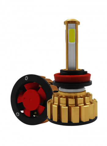 2-Piece H8/H9/H11 Car LED Headlight Bulb