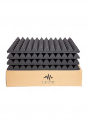 Pack of 4 Pyramid 5 Acoustic Panels PY5-4-BL Grey