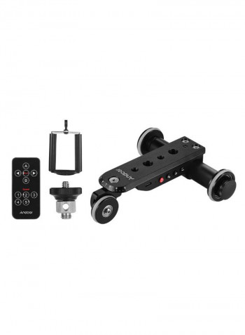Wireless Motorized Camera Video Dolly Black
