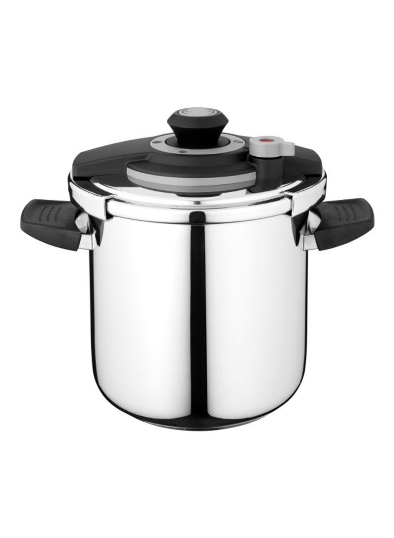 Essentials Pressure Cooker Silver/Black 35x25x31.5cm