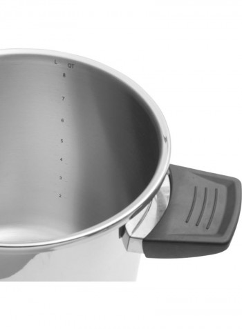 Essentials Pressure Cooker Silver/Black 35x25x31.5cm