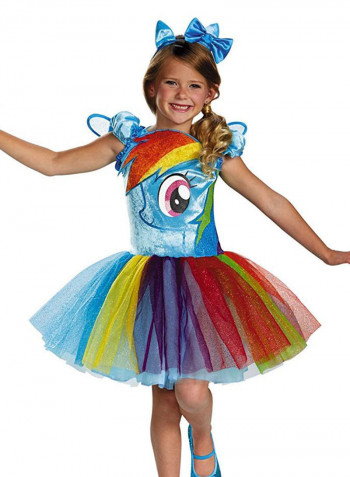 My Little Pony Rainbow Tutu Prestige Costume 4 - 6 Years
