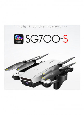 SG700-S FPV RC Drone with Camera Live Video 1080P HD Wide Angle Optical Flow Positioning Follow Me Altitude Hold Quadcopter 27.5*7.1*20.3cm