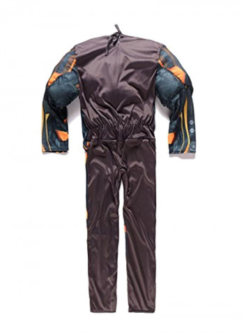 Transformer Bumblebee Muscle Costume With Mask 6 - 8 Years