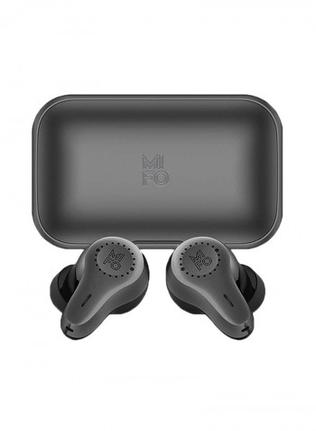 Wireless Sports Earbuds With Charging Case Grey