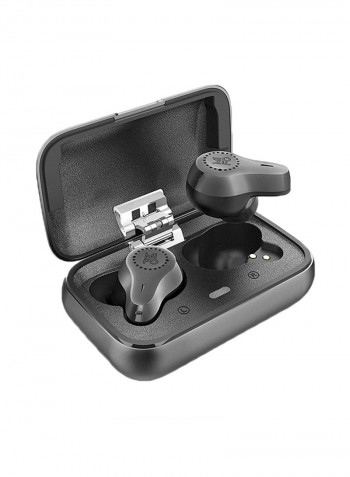 Wireless Sports Earbuds With Charging Case Grey
