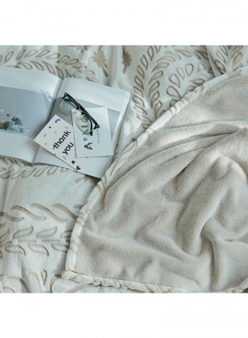 Comfortable Cozy Blanket Cotton White 150x200centimeter