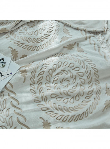 Comfortable Cozy Blanket Cotton White 150x200centimeter
