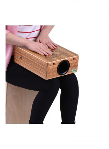 Portable Cajon Box With Carryin Bag 23x29x10centimeter