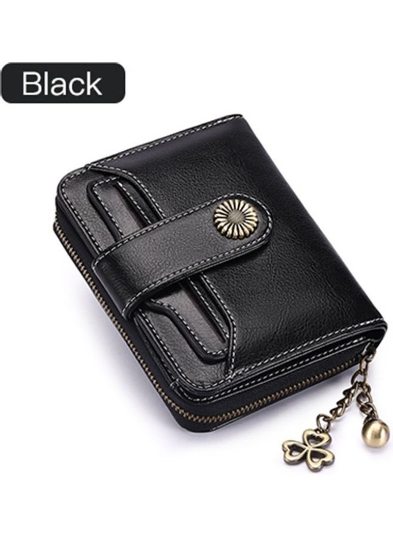 Zipper Wallet Black