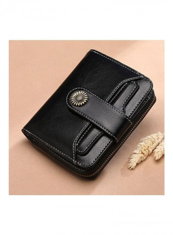 Zipper Wallet Black