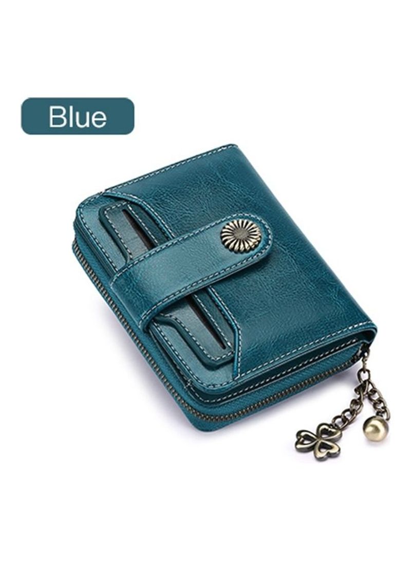 Zipper Wallet Blue