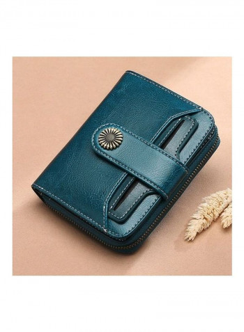 Zipper Wallet Blue