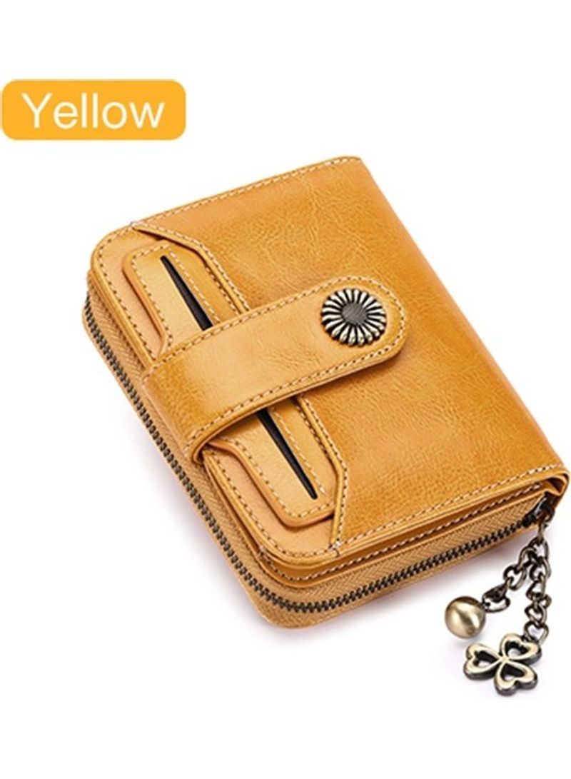 Zipper Wallet Yellow