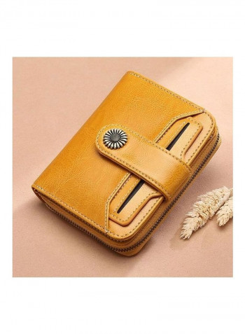 Zipper Wallet Yellow