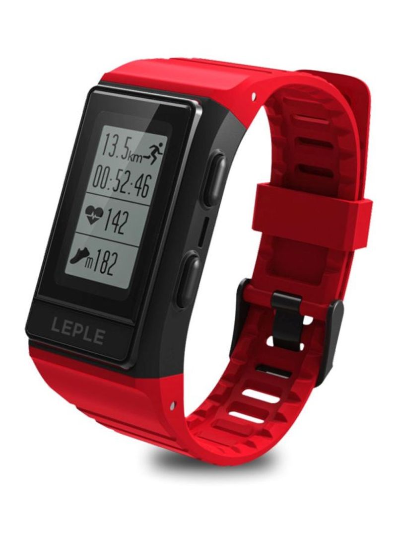 230 mAh S909 Bluetooth Smartwatch Red/Black