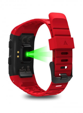 230 mAh S909 Bluetooth Smartwatch Red/Black