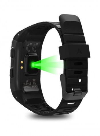 230 mAh S909 Bluetooth Smartwatch Black