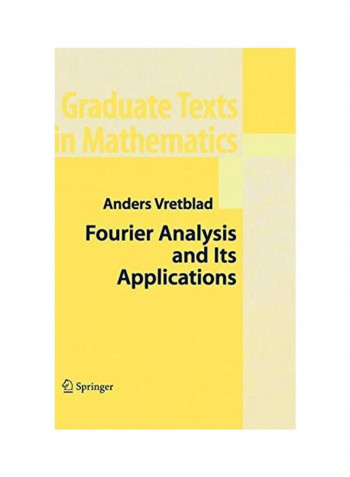 Fourier Analysis and Its Applications Hardcover English by Anders Vretblad