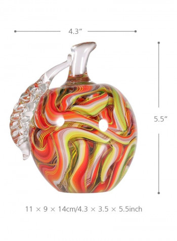 Colourful Apple Glass Multicolour