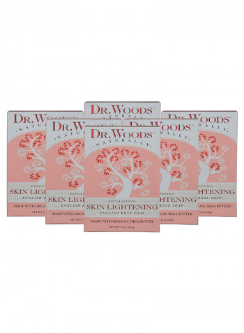 Pack Of 6 Skin Lightening English Rose Soap 31.5ounce