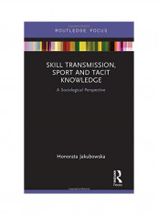 Skill Transmission, Sport And Tacit Knowledge Hardcover