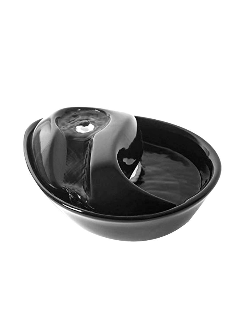 Ceramic Raindrop Fountain Black 1.8L