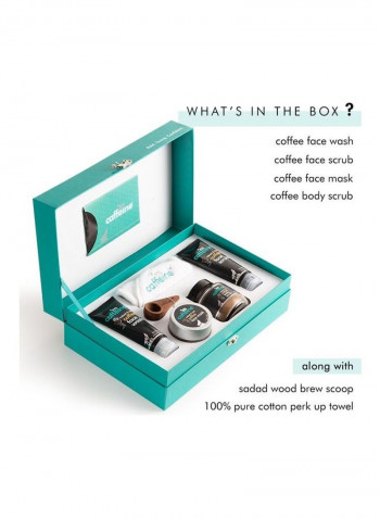 Set of 4 Coffee Mood Skin Care Gift Kit 400مل