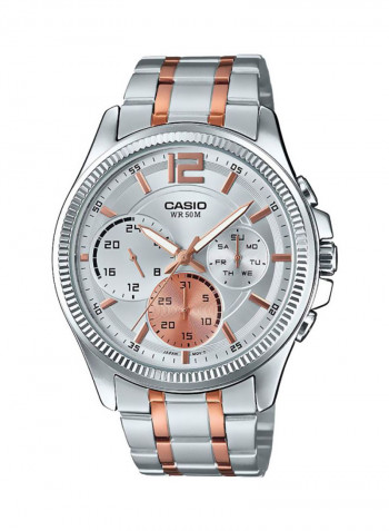 Men's Water Resistant Analog Watch MTP-E305RG-7AVDF
