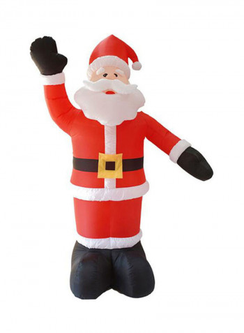 Inflatable Waving Santa Claus  For Yard Decorationg Multicolour