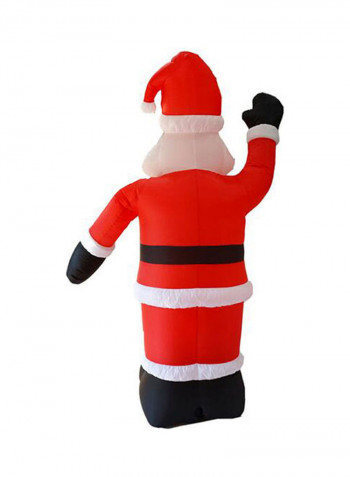 Inflatable Waving Santa Claus  For Yard Decorationg Multicolour