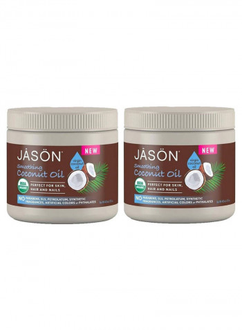 2-Piece Smoothing Coconut Oil Set 15ounce
