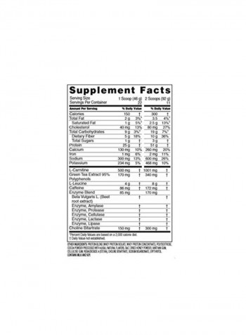 Diet And Energy Ripped Whey Protein Powder - Dark Chocolate Dream