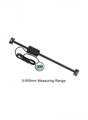 Multi-Functional Digital Readout Linear Scale With Remote Black 76.50X4.00X7.00centimeter