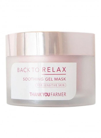Back To Relax Soothing Gel Mask 3.38ounce