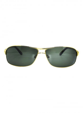 Men's Rectangular Sunglasses - Lens Size: 63 mm