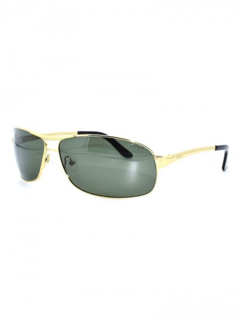 Men's Rectangular Sunglasses - Lens Size: 63 mm