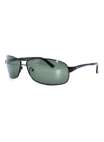 Men's Rectangular Sunglasses - Lens Size: 63 mm