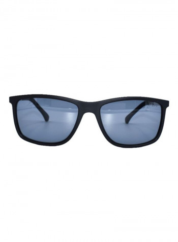 Men's Polarized Rectangular Sunglasses - Lens Size: 58 mm