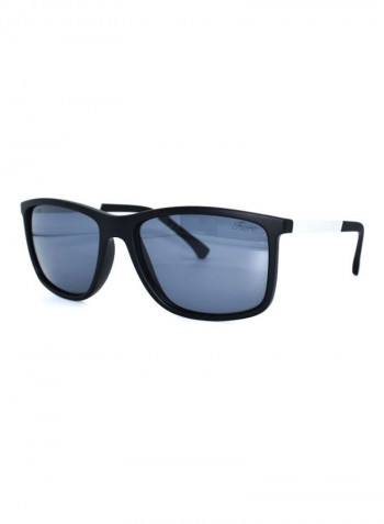 Men's Polarized Rectangular Sunglasses - Lens Size: 58 mm