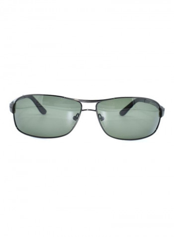 Men's UV-Protected Rectangular Sunglasses